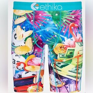 Ethika x Rick Ross Miami Ballin Blue Boxer Briefs Size Medium New